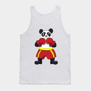 Panda as Boxer with Boxing gloves Tank Top